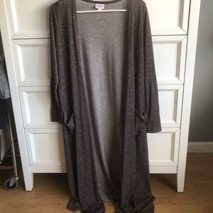 S Striped Lularoe Sarah Cardigan